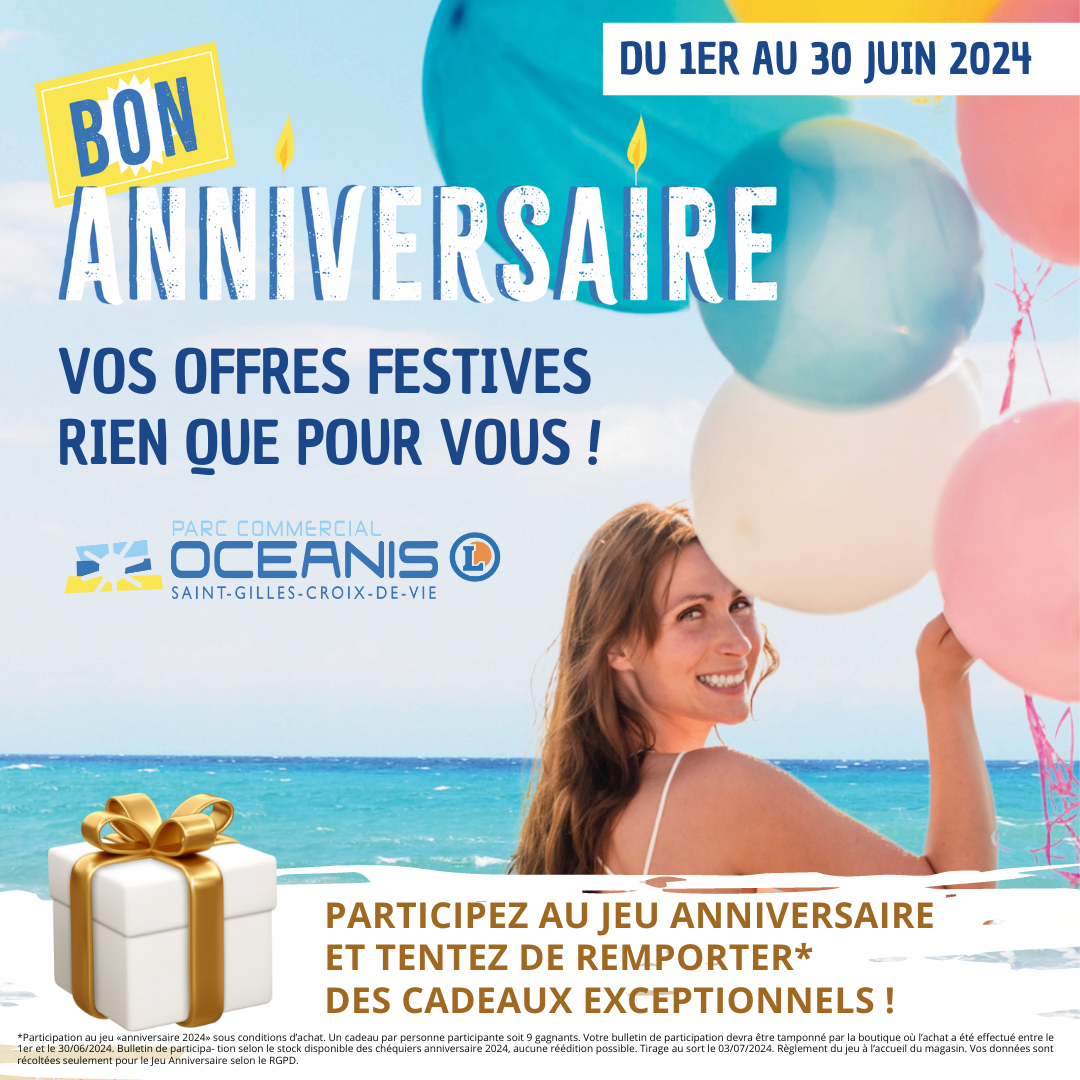 Bon Anniversaire Le Parc Océanis