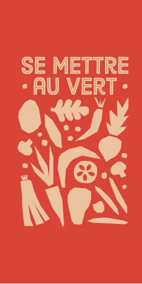 Drapeau Fruits et légumes, rayon traditionnel