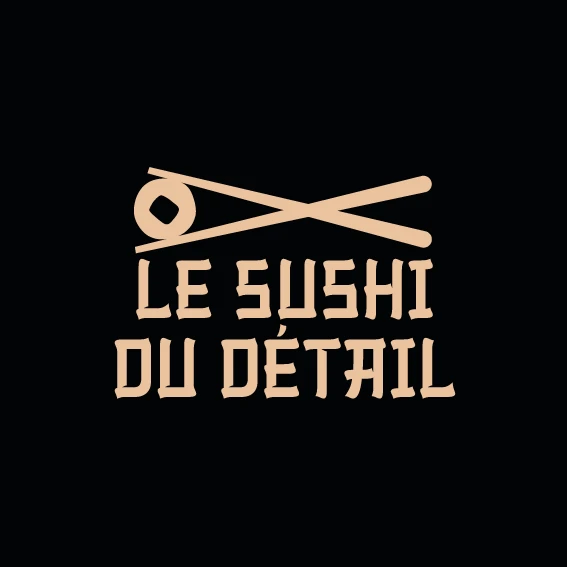 Drapeau carré Sushi, rayon traditionnel
