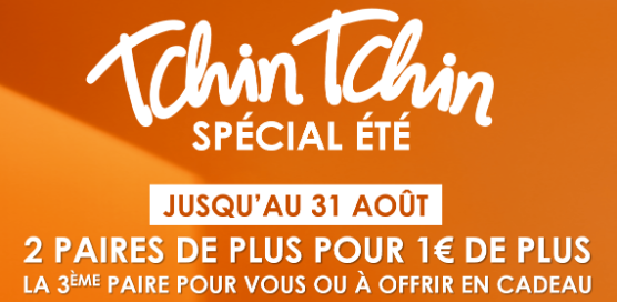 Offre Tchin tchin spécial été chez Afflelou