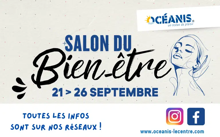 Salon du bien-etre du 21 au 26 septembre 2026 dans la galerie Océanis de Saint Gilles Croix de Vie
